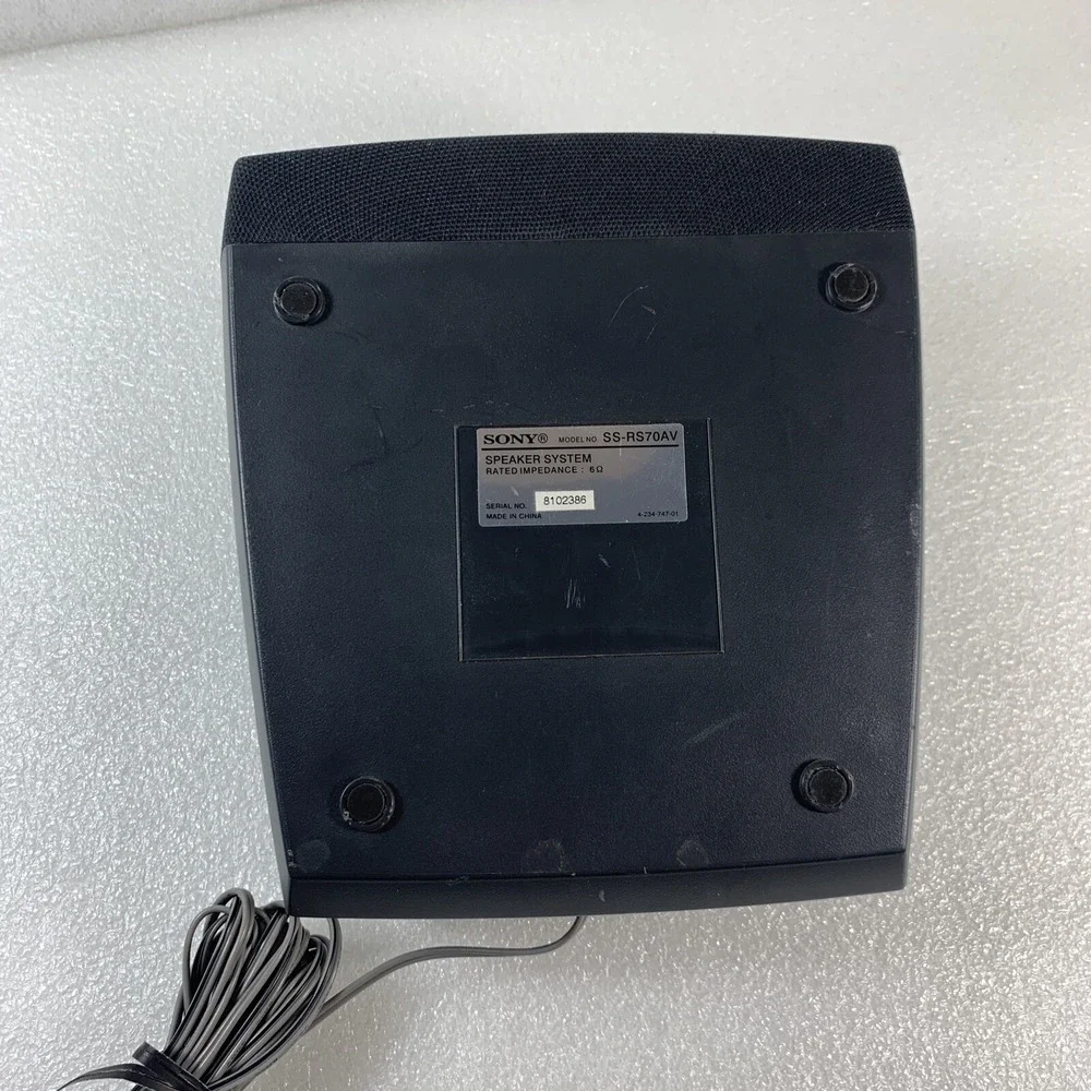 Sony SS-RS70AV‎ 2-Way Bookshelf Speaker Single Unit 6 Ohm
